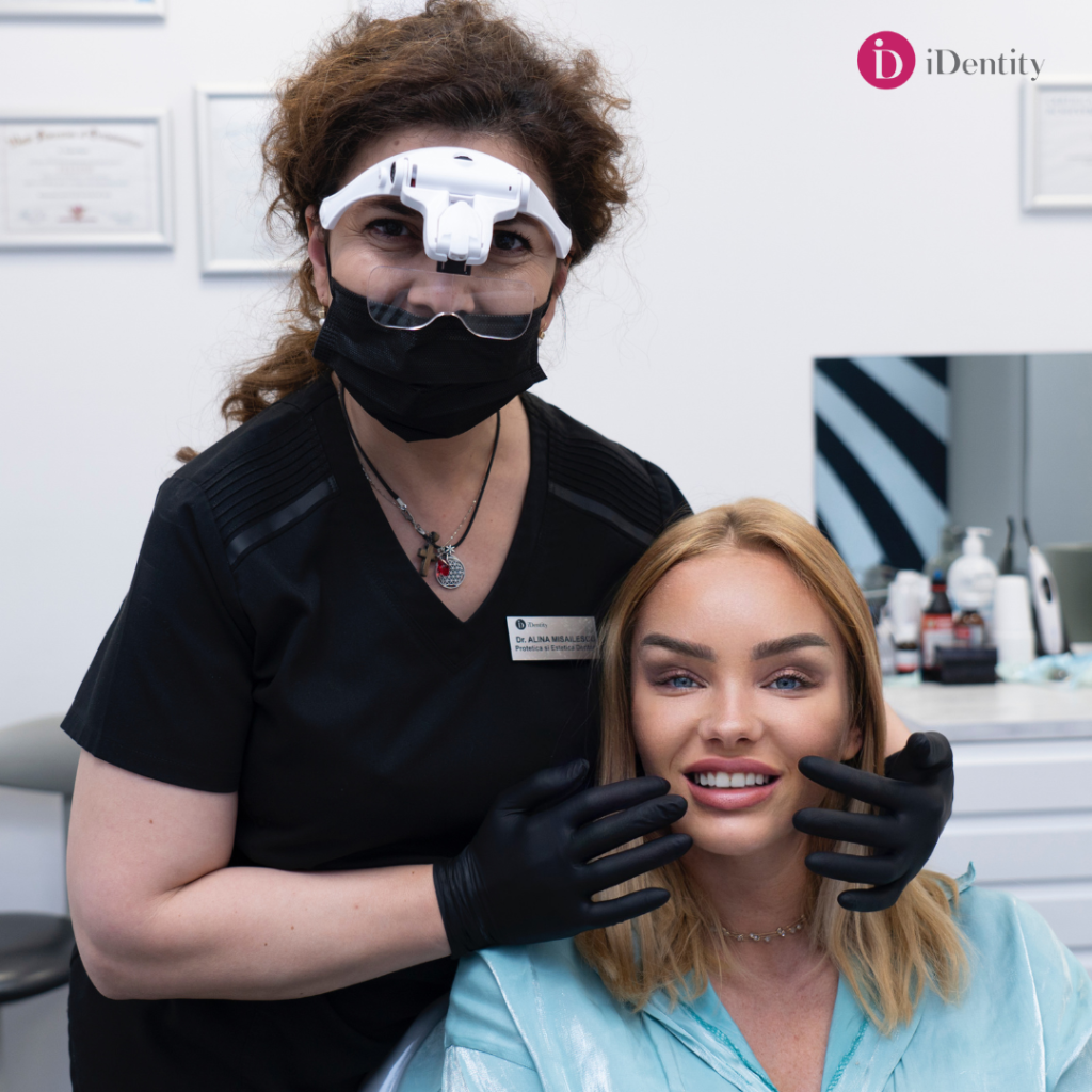 Dr. Alina Misăilescu, expert în implant dentar, la iDentity Clinic.
