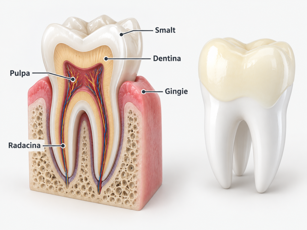 smaltul dintilor, smalt dentar